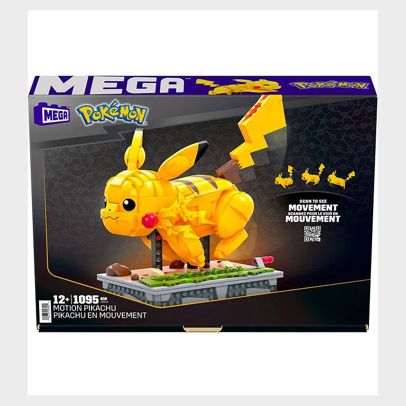 MEGA Pok&eacute;monfigur - Motion Pikachu - 1095 Dele