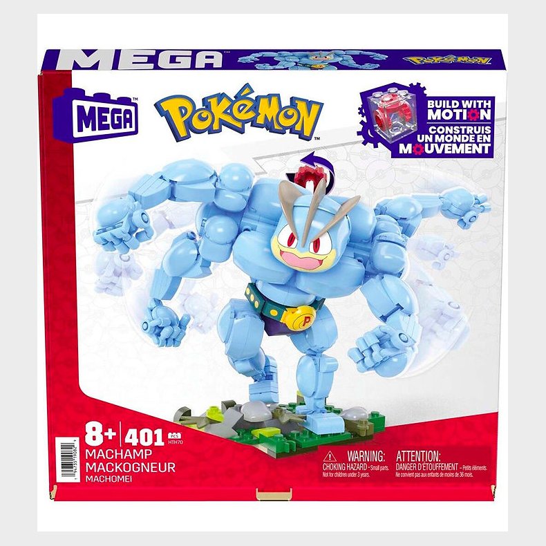 MEGA Pok&eacute;monfigur - Machamp - 401 Dele