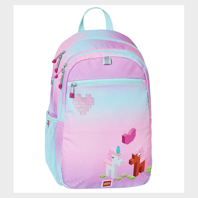 LEGO Iconic Sparkle Rygsk - Bl/Pink