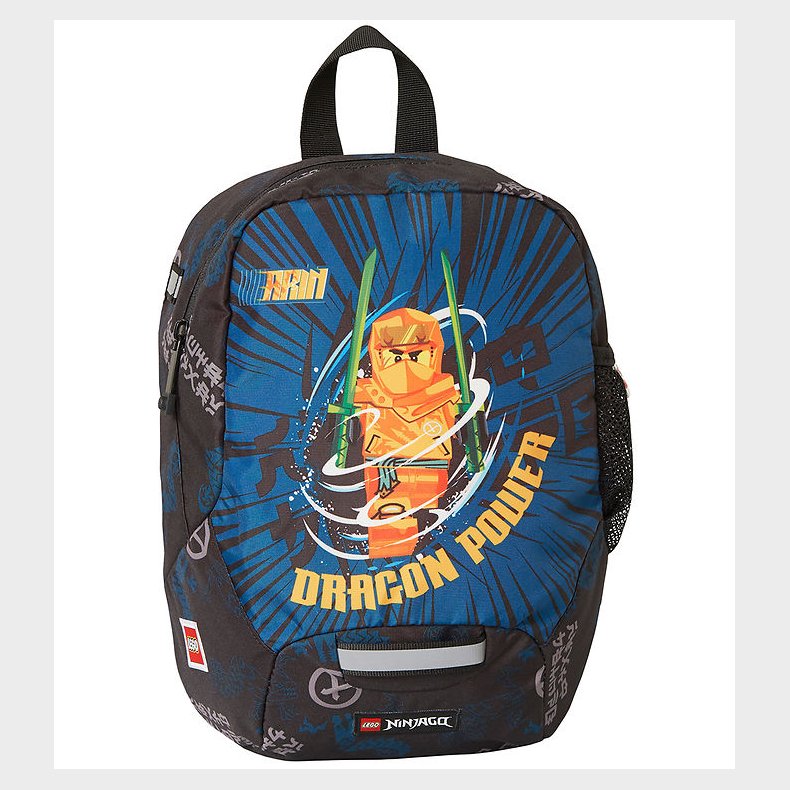 LEGO Ninjago Brnehavetaske - Sort/Bl m. Print