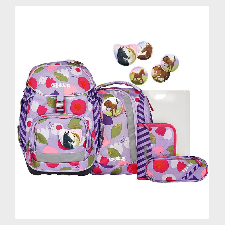 Ergobag Skoletaskest - Pack - Flower PowBear