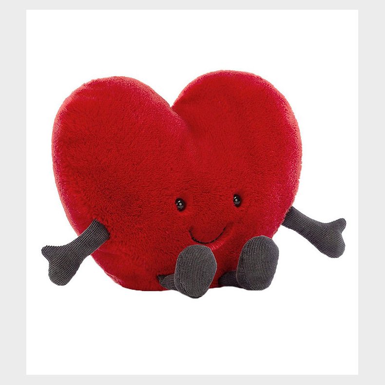 Jellycat Bamse - Large - 19 cm - Amuseable Red Heart