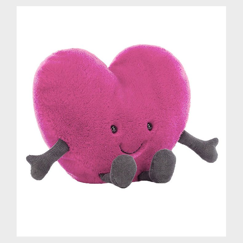 Jellycat Bamse - Large - 17x19 cm - Amuseable Pink Heart