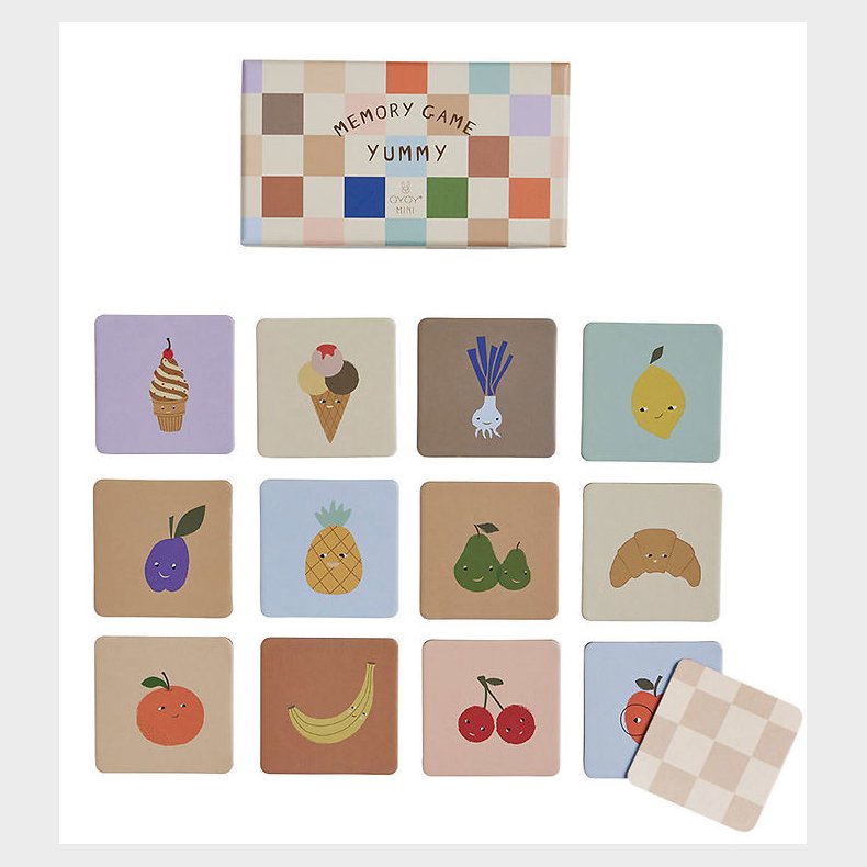 OYOY Vendespil - Yummy - 24 Brikker - Multi