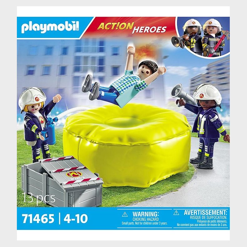 Playmobil Action Heroes - Brandmand med Luftpude - 71465 - 13 De