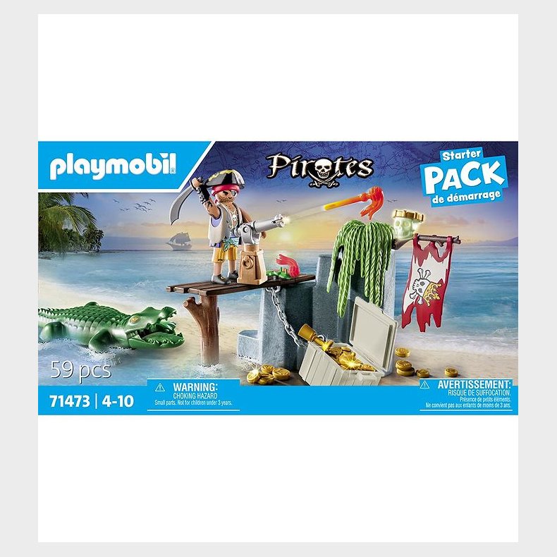 Playmobil Pirates - Pirat med Aligator - 71473 - 59 Dele