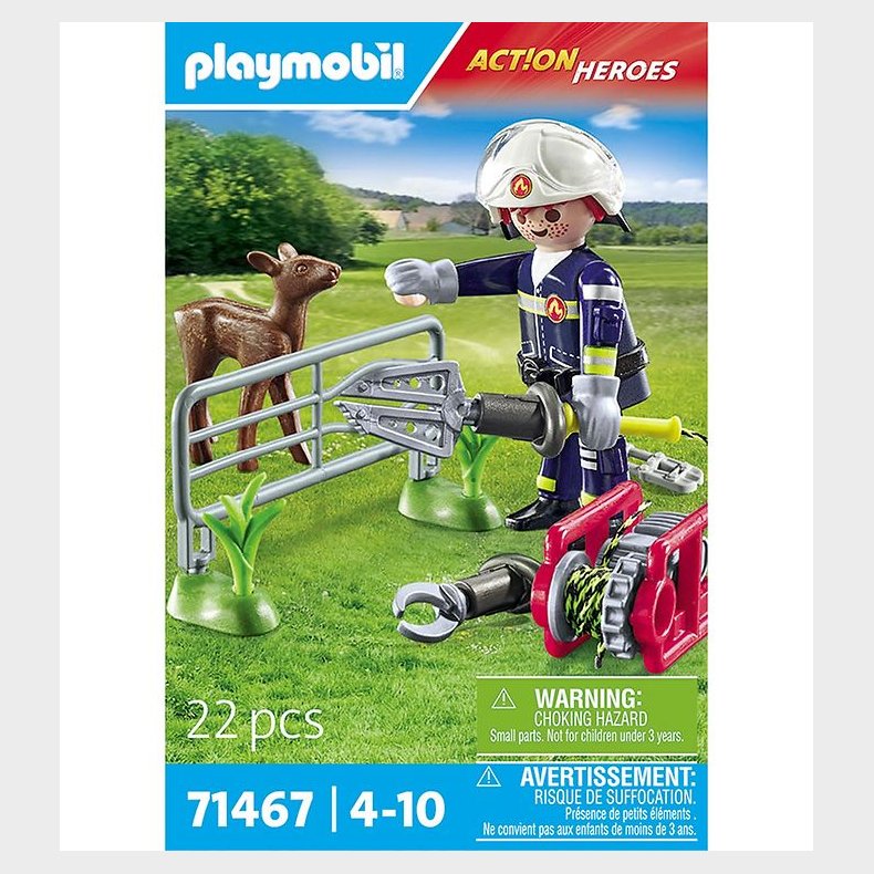 Playmobil Action Heroes - Brandmndenes Dyreredning - 71467 - 22