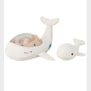 Cloud-B Natlampe m. Lyd - Tranquil Whale m. Unge - Hvid