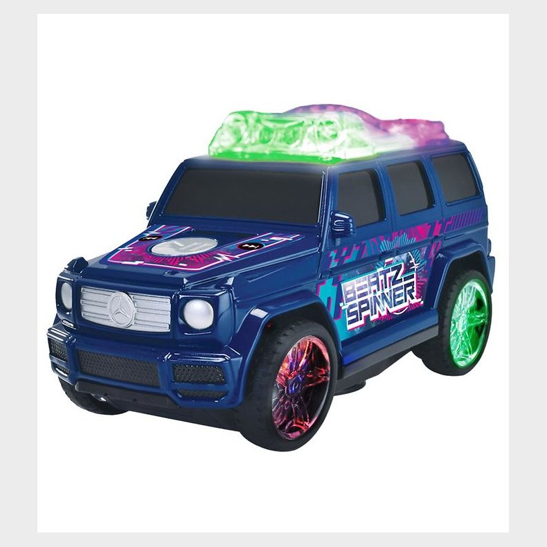 Dickie Toys Bil - Mercedes-Benz G-Class Beatz Spinner - Lys/Lyd