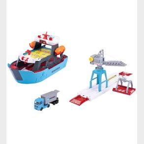 Majorette Legetj - 30+ Dele - Mrsk Logistik Fragtskib