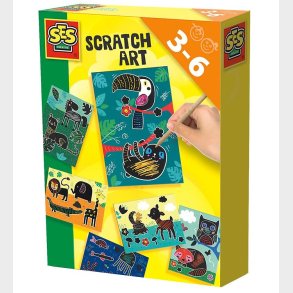 SES Creative Ridsekort - Dyrekunst