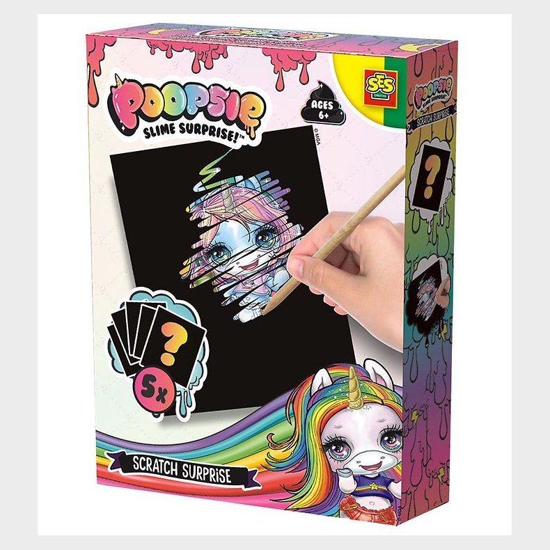 SES Creative Ridsekort - Poopsie