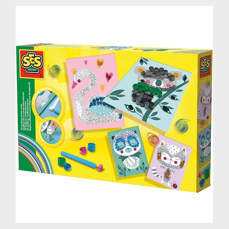 SES Creative 3D Kort - Kort Quilling