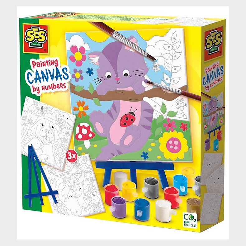 SES Creative Kreast - Mal Efter Nummer - Kledyr