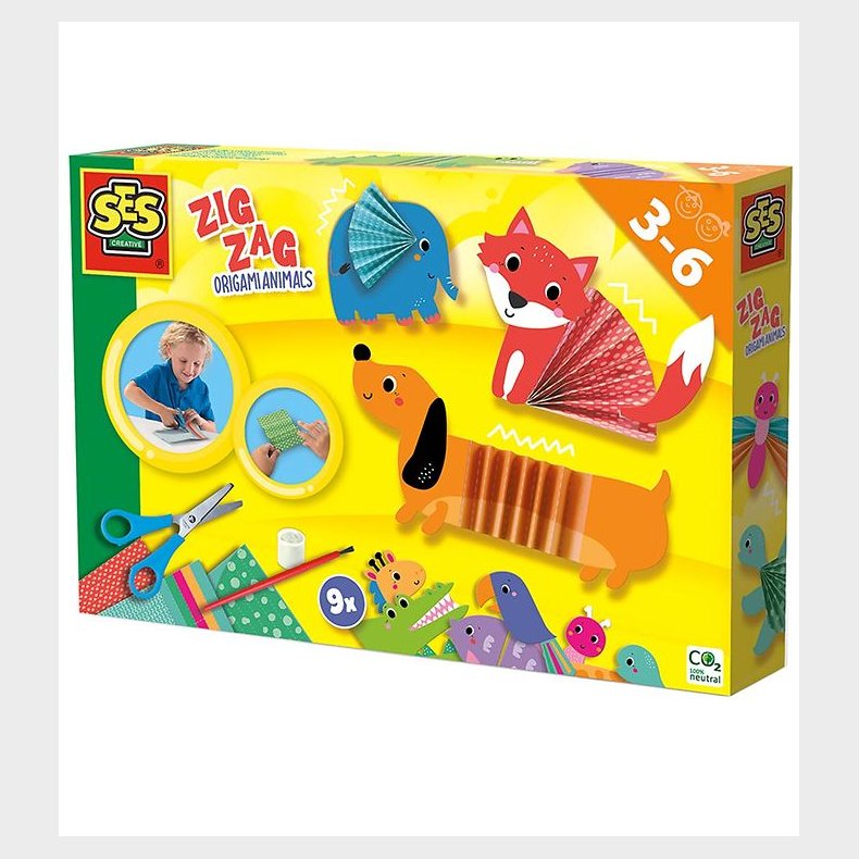 SES Creative Kreast - Origami - Zigzag Dyr