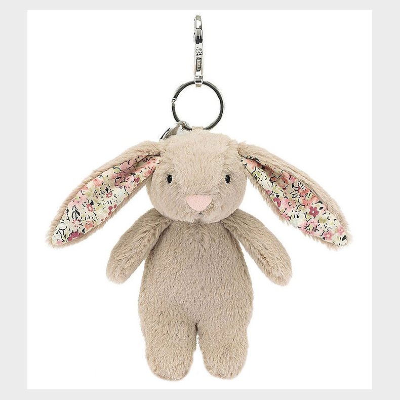 Jellycat Nglering - 17x4 cm - Blossom Beige Bunny Bag Charm