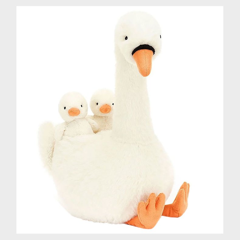 Jellycat Bamse - 39x18 cm - Featherful Swan