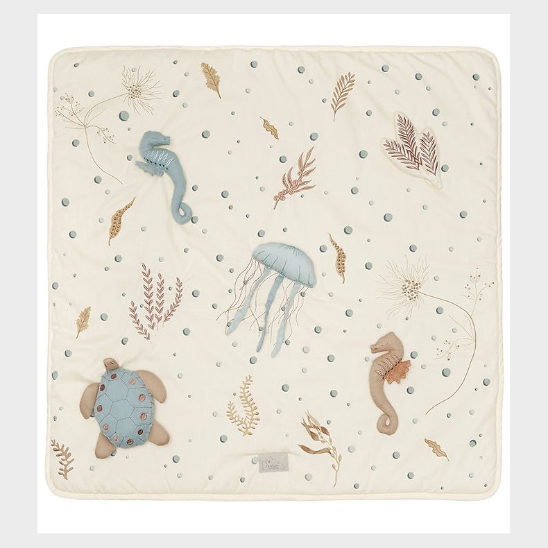 Cam Cam Aktivitetstppe - 80x80 cm - Sea Garden