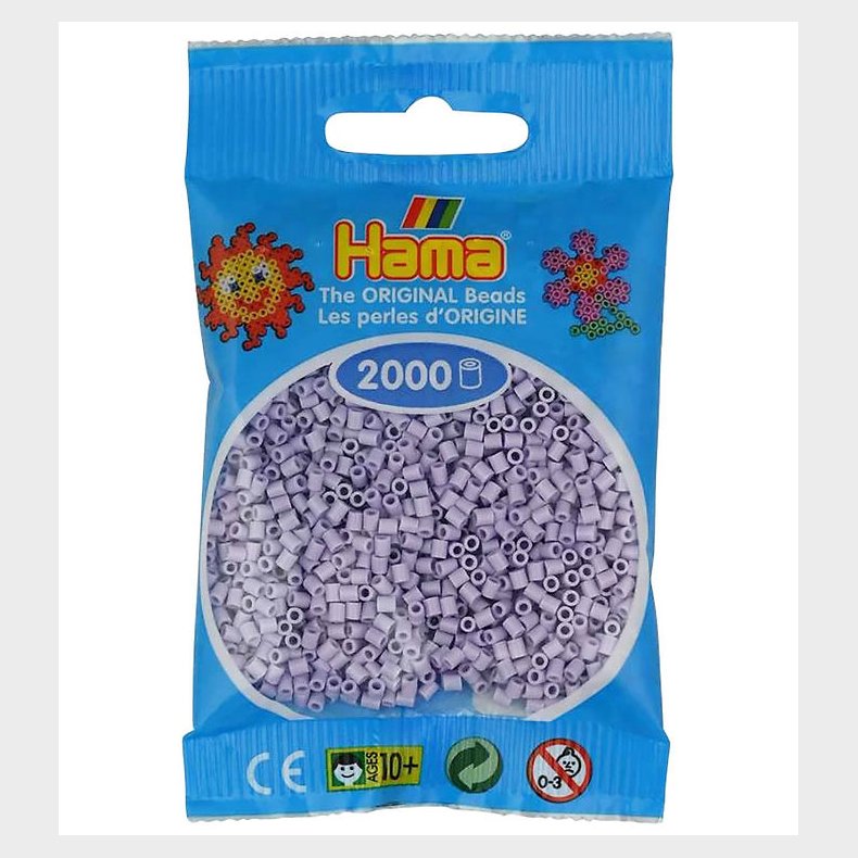 Hama MIi Perler - 2000 stk. - 106 Lys Lavendel