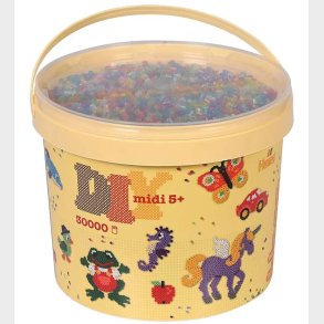 Hama Midi Perler - 30.000 stk. - 54 Glitter Mix