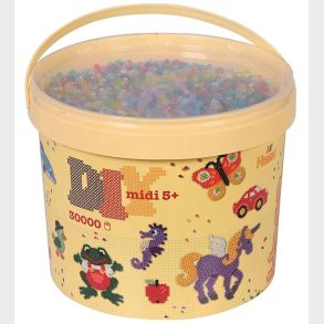 Hama Midi Perler - 30.000 stk. - 53 Transparant Mix