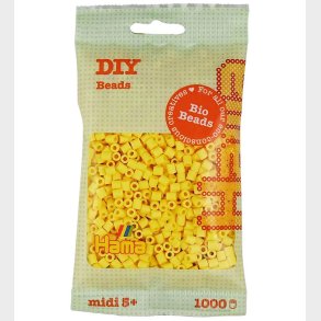 Hama Bio Midi Perler - 1000 stk. - 103 Lysegul