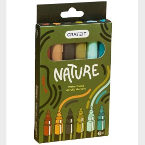 Crateit Tuscher - 3 mm - 6 stk. - Nature