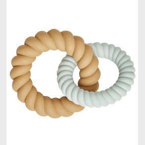 OYOY Bideringe - Silikone - Mellow - Pale Mint/Light Rubber