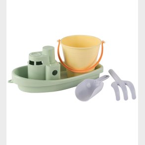 Dantoy Sandst - 4 Dele - Skib/Spand - Pastel