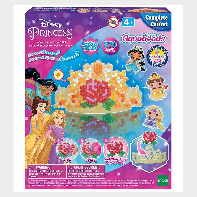 Aquabeads Perlest - 870 stk. - Disney Prinsesse Krone