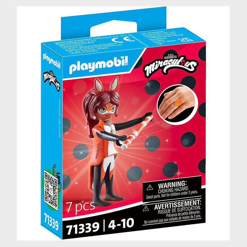 Playmobil Miraculous - Rena Rouge - 7 Dele - 71339