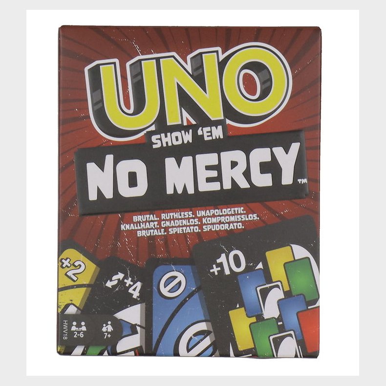UNO Kortspil - No Mercy