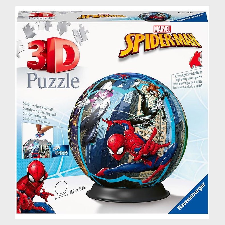 Ravensburger 3D Puslespil - 72 Brikker - Spider-Man