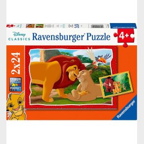 Ravensburger Puslespil - 2x24 Brikker - The Lion King