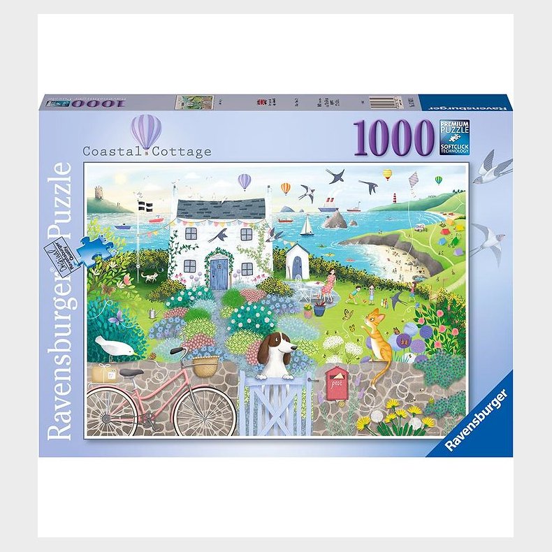 Ravensburger Puslespil - 1000 Brikker - Coastal Cottage