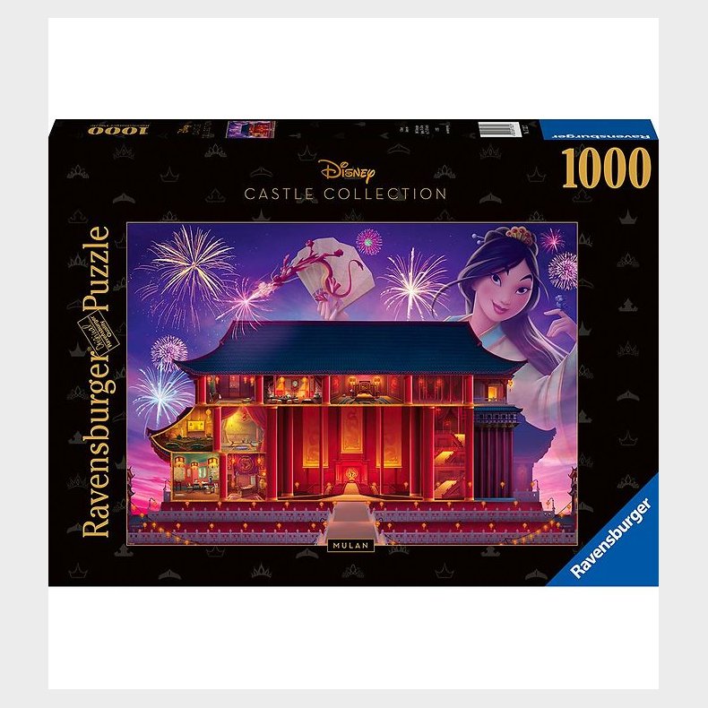 Ravensburger Puslespil - 1000 Brikker - Disney Castles Mulan