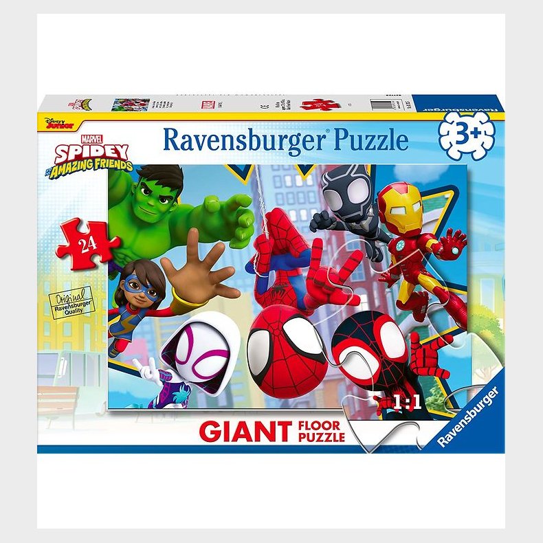Ravensburger Gulvpuslespil - 24 Brikker - An Amazing Team