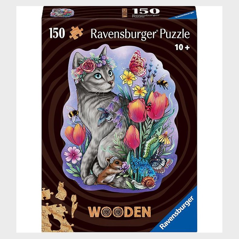 Ravensburger Puslespil - Tr - 150 Brikker - Lovely Cat