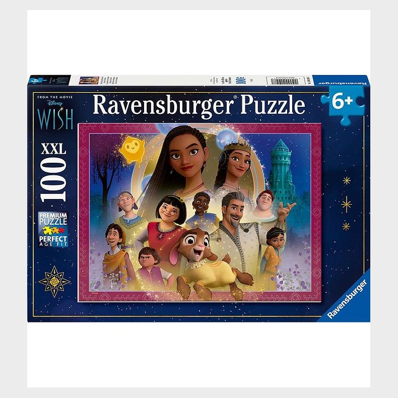 Ravensburger Puslespil - 100 Brikker - Disney Wish