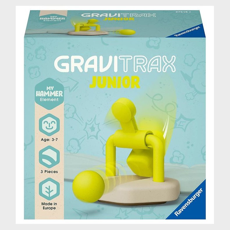 GraviTrax Junior Element - Hammer - 3 Dele