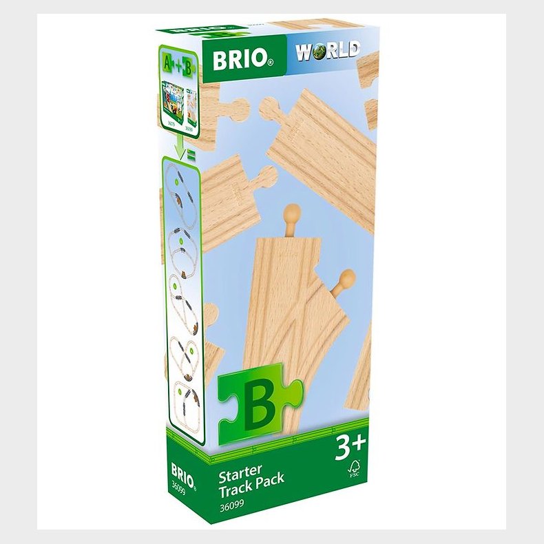 BRIO Startpakke Skinner - 12 Dele - 36099