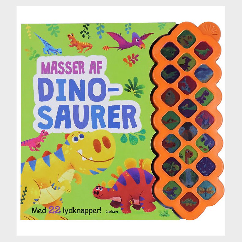 Forlaget Carlsen Bog m. Lyd - Kig &amp; Find - Masser Af Dinosaurer