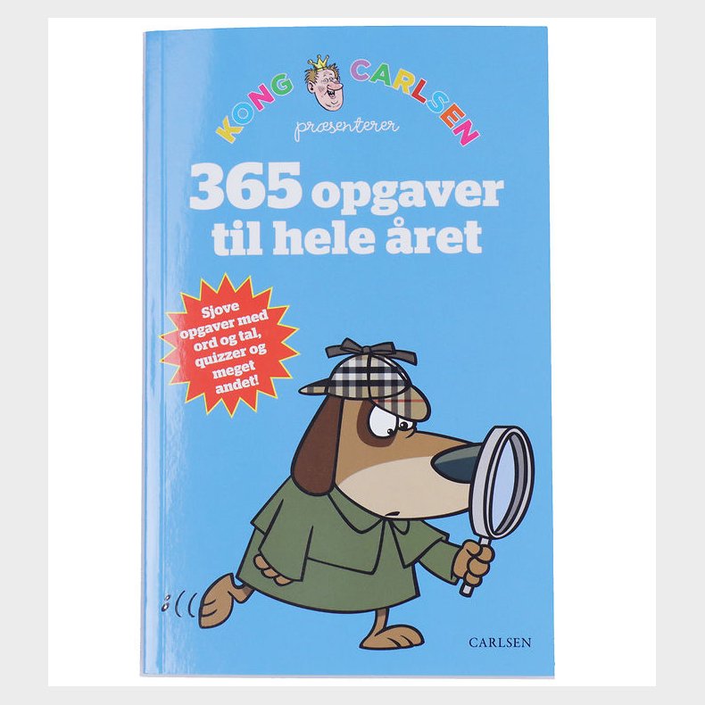 Forlaget Carlsen Opgavebog - Kong Carlsen - 365 Opgaver Til Hele