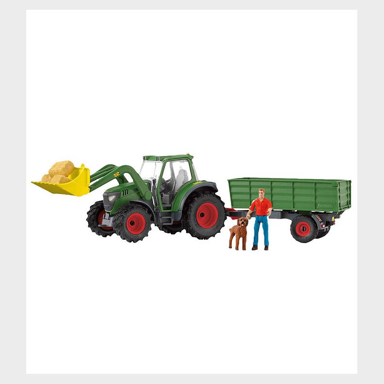 Schleich Farm World - Traktor Med Phngsvogn - 42608