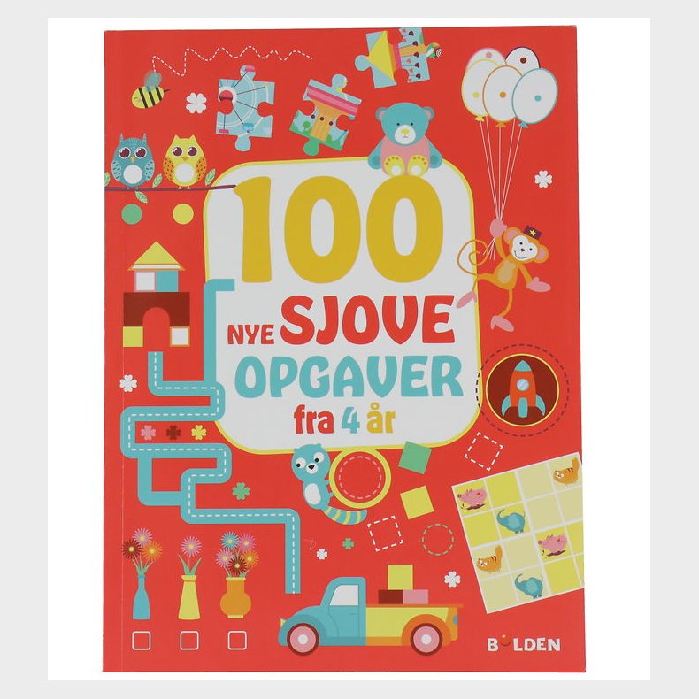 Forlaget Bolden Opgavebog - 100 Nye Sjove Opgaver - Fra 4 r