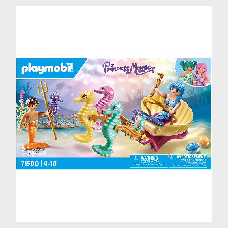 Playmobil Princess Magic - Havfrue med Shestevogn - 71500 - 35
