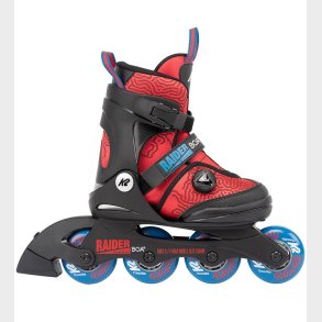 K2 Rulleskjter - Raider Boa - Sort/Rd