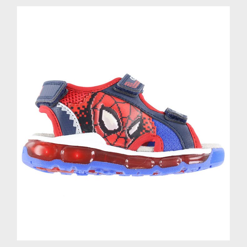 Geox Sandaler m. Lys - Android - Marvel Spider-Man - Navy/Red