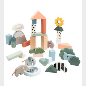 Done by Deer Byggeklodser - 34 stk. - Deer Friends