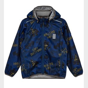 LEGO® Batman Softshelljakke - LWScout 201 - Mrkebl m. Print